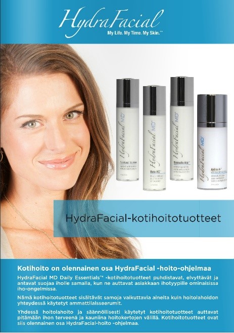 HydraFacial -ihonhoitotuotteet